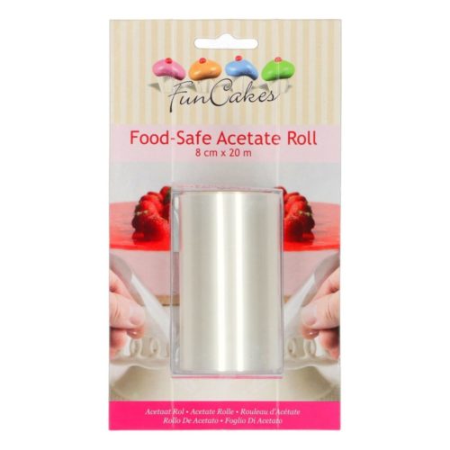 Acétate alimentaire - Rouleau Rhodoïd 8cm - food safe acetate roll 8cm                                ;4;3.11