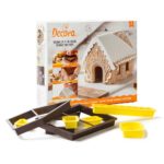 Decora - Set de 8 emporte-pièces maison de pain d'épice