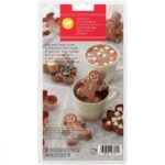 Wilton - Moule à bonbons 3D chocolat chaud bonhomme pain d'épice