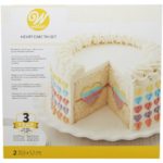 Wilton - Moule rond avec centre en forme de coeur