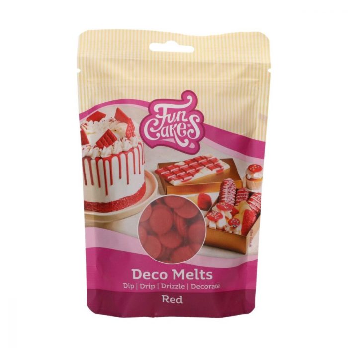 Funcakes - Deco Melts rouge 250gr