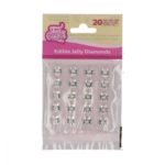 Funcakes - Jelly Diamonds crystal clear comestible 20pcs