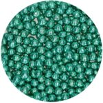 Funcakes - Perles de Chocolat Croquant Metallic Green 60gr