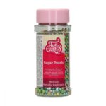 Funcakes - Perles en Sucre Moyennes Métalliques Arlequins 80gr