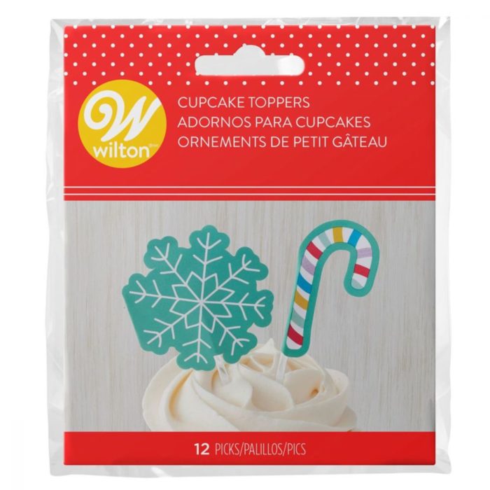Wilton - Topper Pour Friandises - Noel - 12pcs