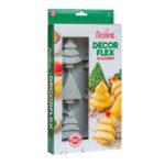 Decora - Moule en silicone sapins Noel - 6cavités