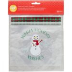 Wilton - Sacs à Friandises Refermable Warm Holiday Wishes - 20pcs