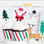 PartyDeco - Cake Toppers Noel 7pcs