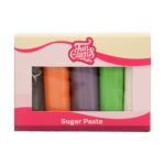 Funcakes - Pate à Sucre -  Multipack -  5x100gr Couleurs "Halloween"