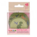 Funcakes - Caissettes a cupcakes - Dinosaure- 48pcs