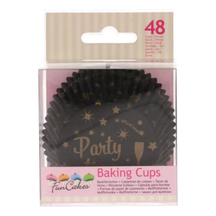 Funcakes - Caissettes a cupcakes - Party Time- 48pcs