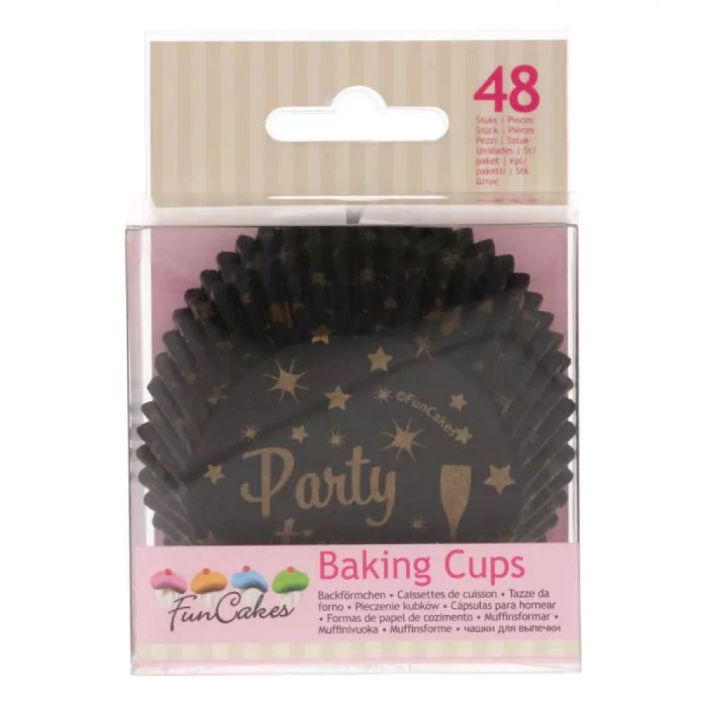 big_1219-1-1.jpg Funcakes - Caissettes a cupcakes - Party Time- 48pcs – Image 1