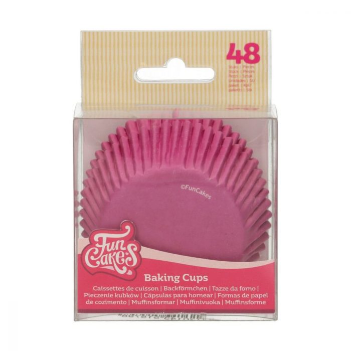 Funcakes - Caissettes a cupcakes - Rose- 48pcs