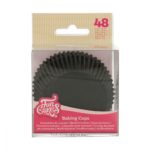 Funcakes - Caissettes a cupcakes - Noir- 48pcs