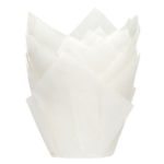 House of Marie - Caisseittes à muffin tulip - blanche - 36pcs