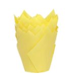 House of Marie - Caisseittes à muffin tulip - jaune - 36pcs
