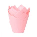 House of Marie - Caisseittes à muffin tulip - baby pink - 36pcs
