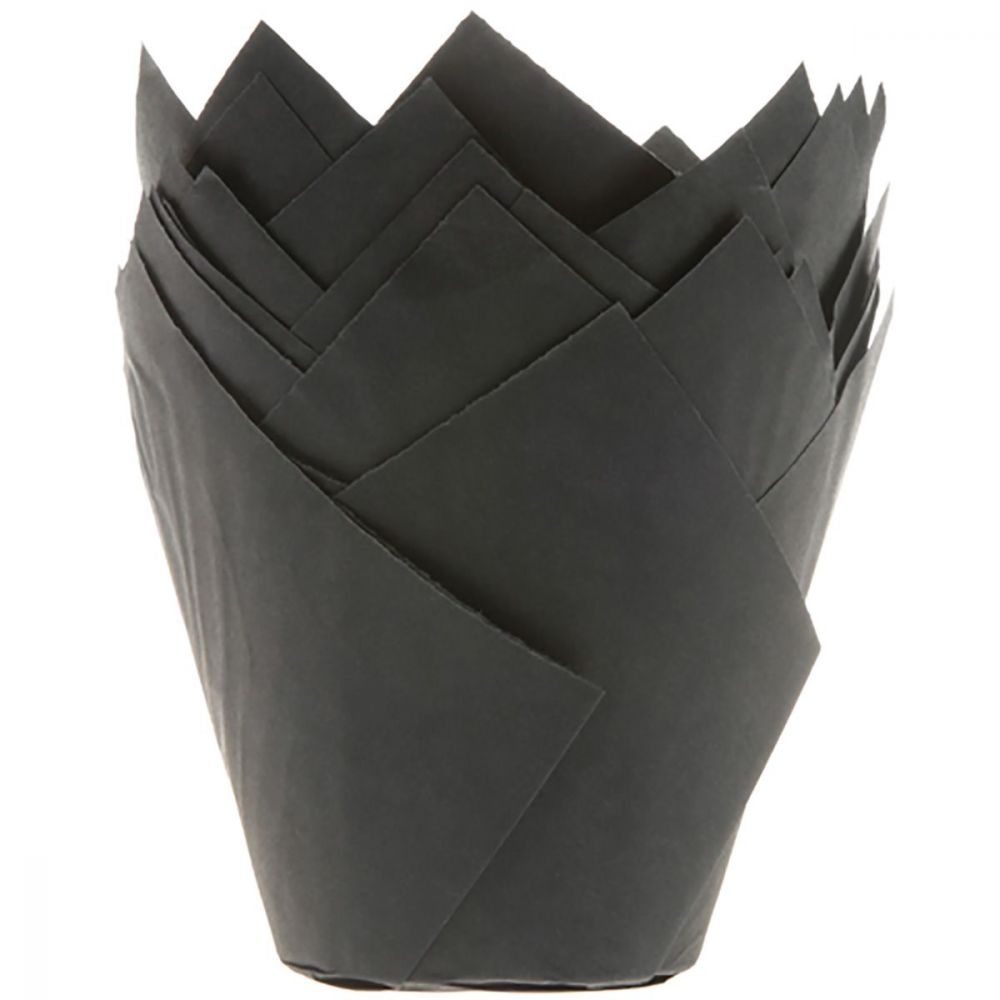 big_1245-1-1.jpg House of Marie - Caisseittes à muffin tulip - black - 36pcs – Image 1