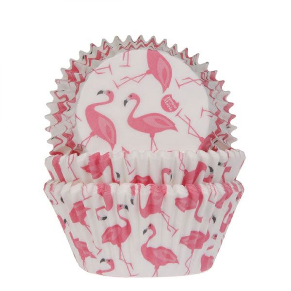 big_1273-1-1.jpg House of Marie - caissettes de cupcakes - Flamant Rose- 50pcs – Image 1