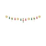 PartyDeco - Guirlande en papier Casse-Noisette, mixte, 2m