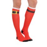 Amscan - Socks with Santa Belt One Size 39-42