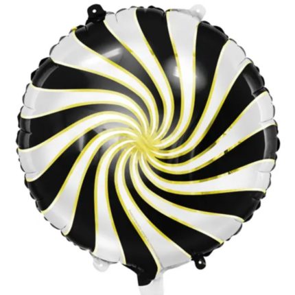big_1310-1-1.jpg PartyDeco - Ballon en Mylar de Bonbon, 35cm, noir