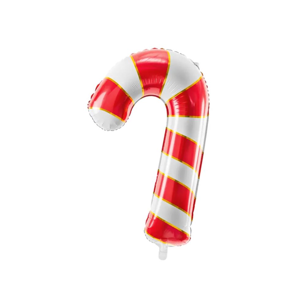 big_1311-1-1.jpg PartyDeco - Ballon en Mylar de Canne à sucre, 50x82cm, rouge – Image 1