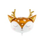 PartyDeco - Ballon en Mylar Cerf 73x64cm