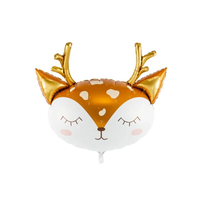 PartyDeco - Ballon en Mylar Cerf 73x64cm