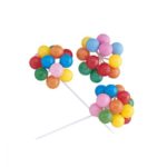 Dekora - Bouquet de ballons décoratif pour gâteau et cupcakes