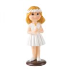 Figurine Communion - Fille avec Bougie 10cm