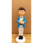 Figurine Communion - Garçon avec Bougie 10cm