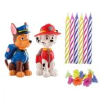 Dekora - Paw Patrol Cake Topper pk/2 & Candles pk/10