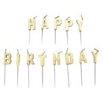Amscan - 13 Bougies Happy Birthday Or