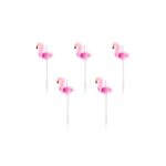 PartyDeco - Bougies d’anniversaire Flamingos 3cm