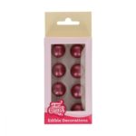 FunCakes - Décorations Boules De Chocolat Rouges set de 8
