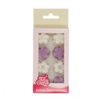 FunCakes - Sugar Decorations Flower Mix Purple Set/24