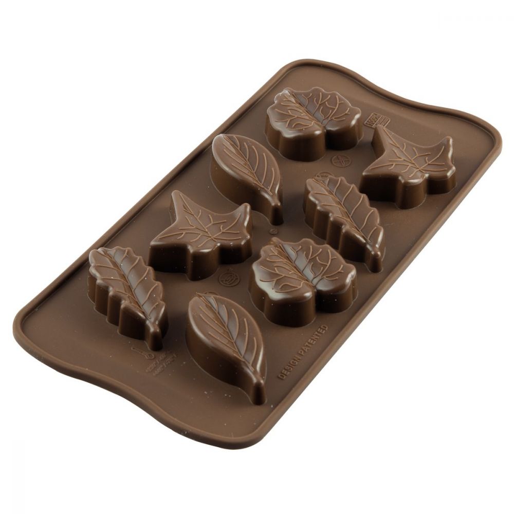 big_1494-1-1.jpg Silikomart - Moule à Chocolat -feuilles nature – Image 1