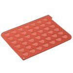 Silikomart -  Heart Macarons Mat- Tapis coeurs macarons