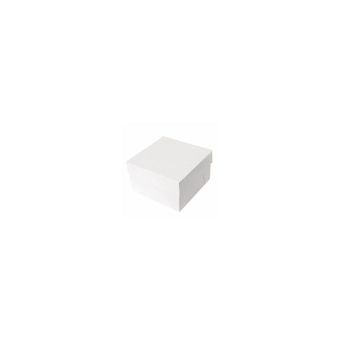 FunCakes - 25x25x15 cm - Boîte à Gâteau Blanc  pcs/1