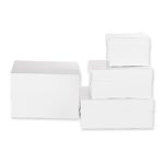 Decora - Boite a Gâteau 50.5x50.5x23.5h  Blanc - 1pcs