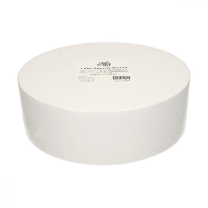 FunCakes - Cake Dummy - Gâteaux Polystyrène Rond 10cm -Ø30cm