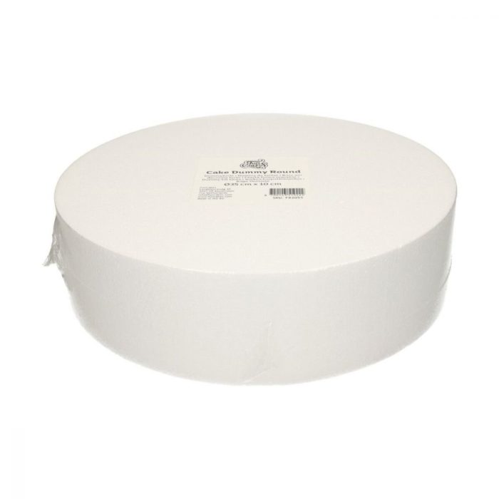 FunCakes - Cake Dummy - Gâteaux Polystyrène Rond 10cm -Ø35cm
