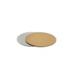 Planche à Gâteau ultra fine doré/argenté - 20Ø 1.5mm