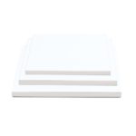 Decora - Cake Drum Caré Blanc- 25x25x 1.2cm
