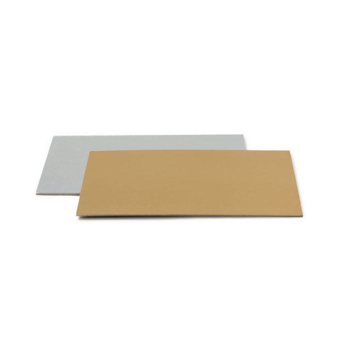 Decora - Planche à Gâteau Doré/Argenté- 25x35x  1.5mm