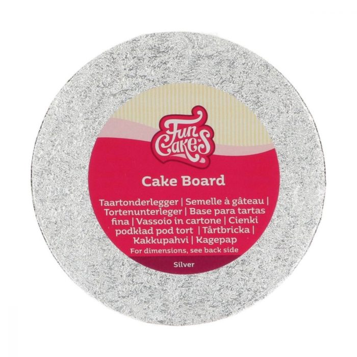 Funcakes - Cake Board Rond Silver - Ø15cm 3mm