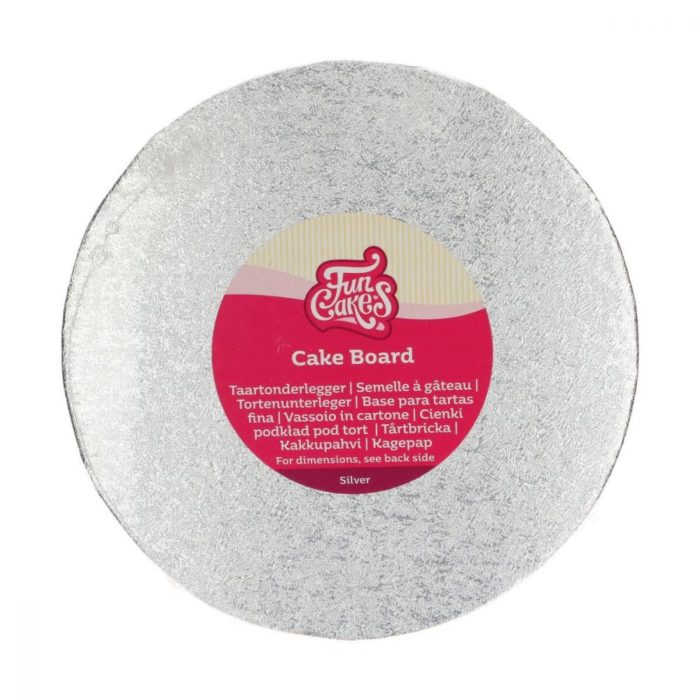 Funcakes - Cake Board Rond Silver - Ø20cm 3mm