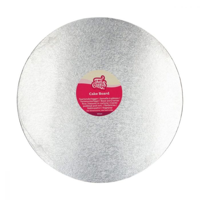 Funcakes - Cake Board Rond Silver - Ø30cm 3mm