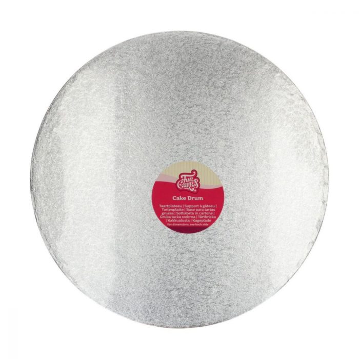 big_1666-1.jpg Funcakes - Cake Drum Rond Silver - Ø50.5cm 1.2cm